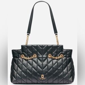 Karl Lagerfeld Lafayette Medium Leather  Satchel.Brand new.